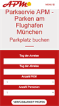 Mobile Screenshot of parkservice-apm.de